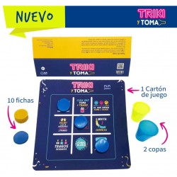 JUEGO DE MESA TRIKI Y TOMA
