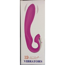 VIBRADOR CURVO MORADO 12...